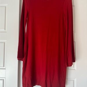 Lou & Grey Red Long Sleeve Dress